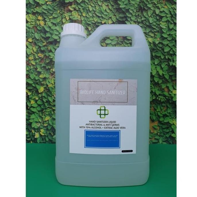 Biolife Hand Sanitizer Gel 5 Liter - Antiseptic - Anti Corona