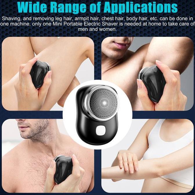 Alat Cukur Kumis Elektrik Mini Portabel Trimmer Shaver cukur bulu