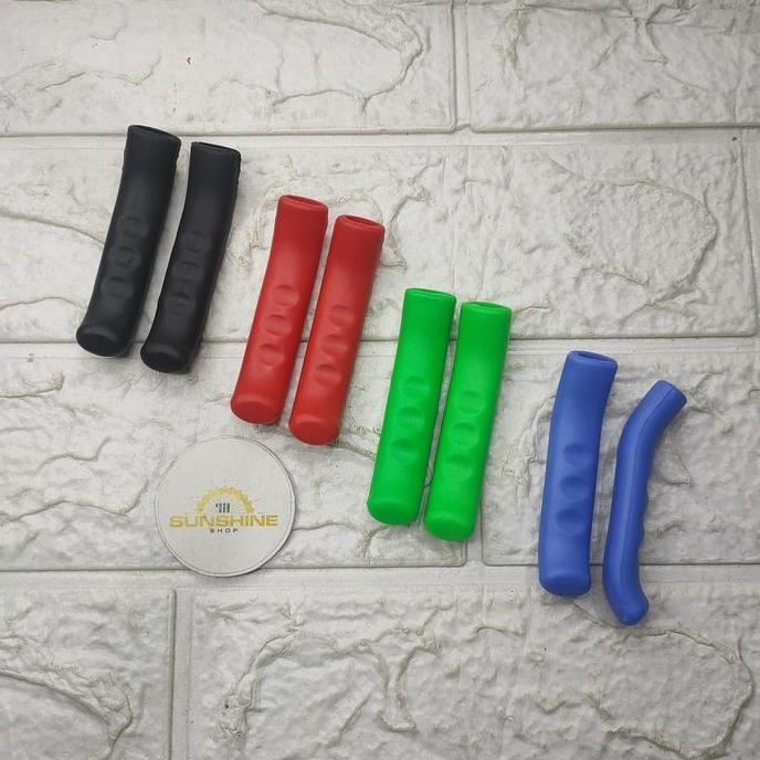 Cover Karet Pelindung Handle Rem Sepeda MTB BMX Lipat Brake Lever Protector Sepasang