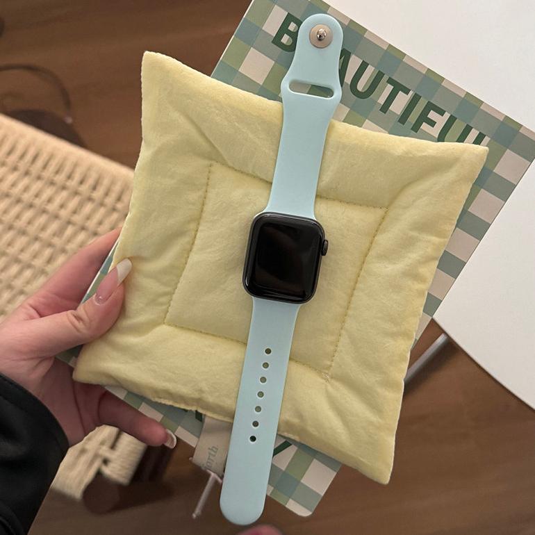 ORIGINAL Silicone Strap for IWatch SE 3 2 Series 11 10 9 8 7 6 5 4 3 2 Apple Watch Ultra 3 2 49mm 45