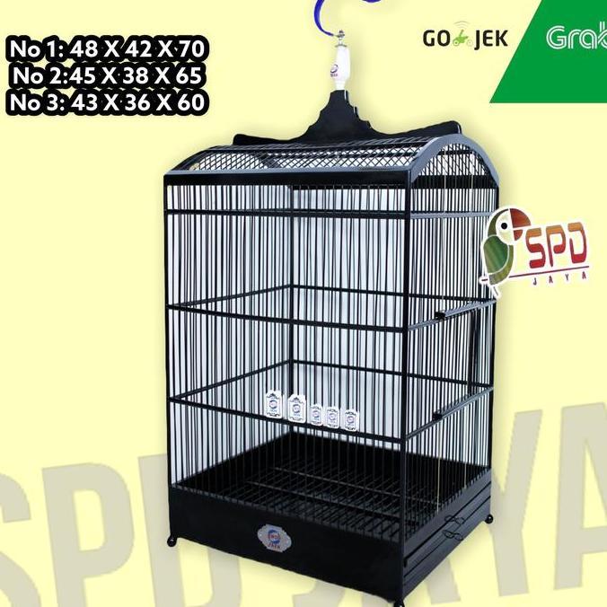 SALE - Sangkar ebod kotak hitam (tersedia no 1 / 2 / 3 )