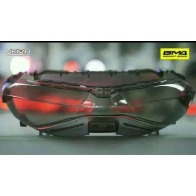 Mika Smoke Mika Lampu Stop Nmax New 2020-2021 Mika Lampu Belakang Smoke Original Merk NEMO