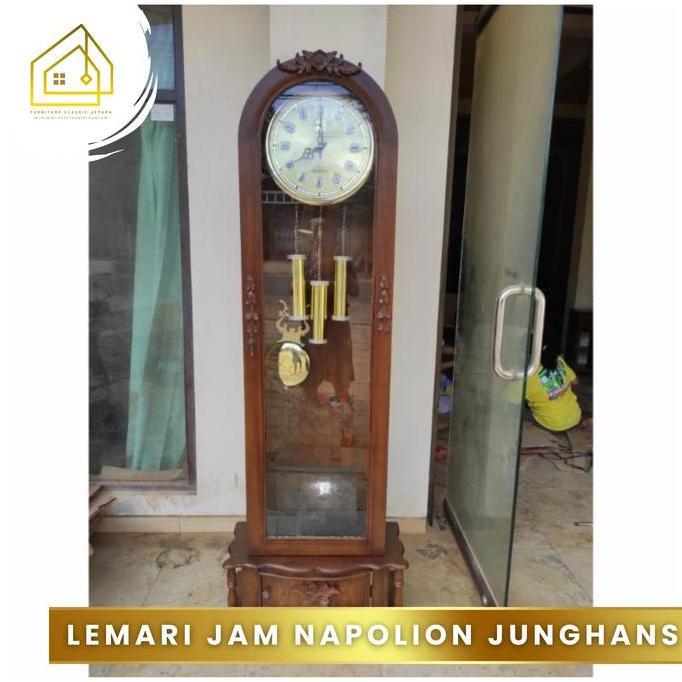 Lemari Jam Napolion Junghans Mesin Seiko Ori Musik Minimalis (Almari)