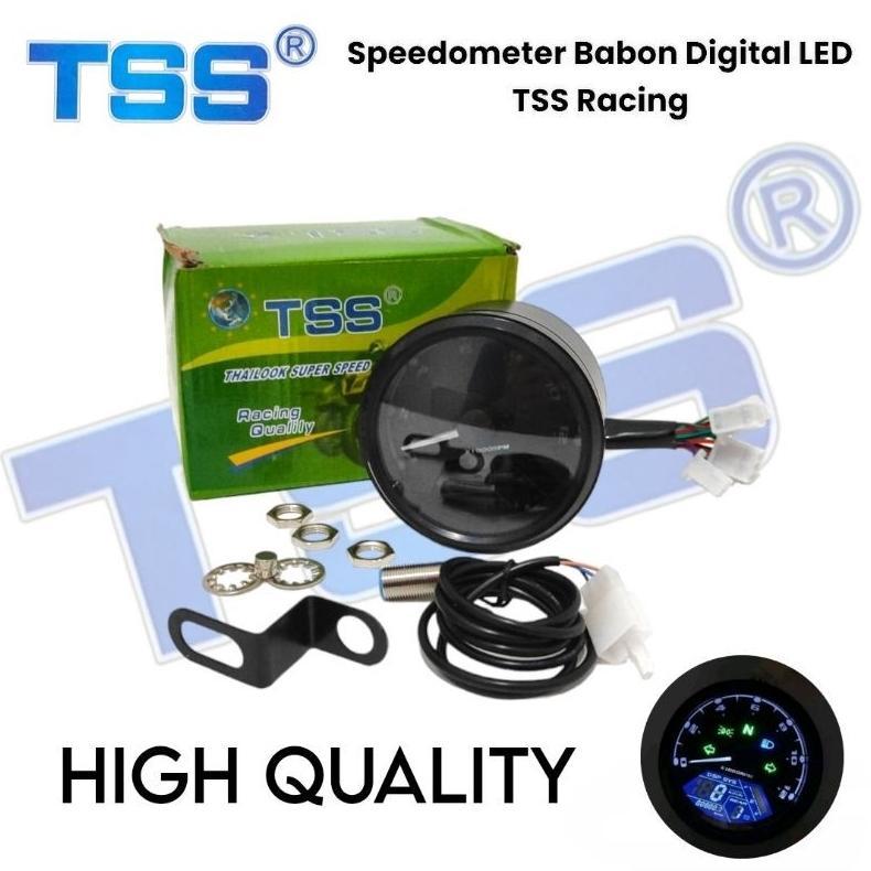Speedometer Babon Digital Bulat Plus Sensor Spidometer Spido Babon Bulat Digital GBA LED Custom Univ