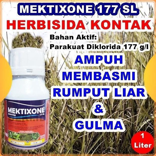 Mektixone 177 SL 250 ml Herbisida Kontak Pembasmi Rumput Liar Gulma