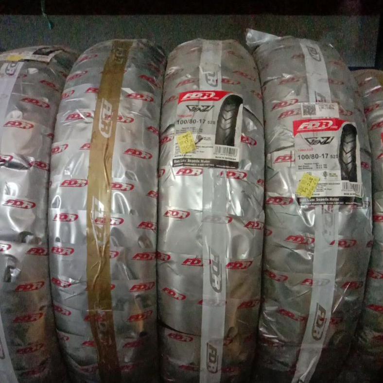 BAN FDR GENZI - TUBELESS (80/80/90/100/120/80/70 RING 14 17 18) BAN TUBLES LUAR MOTOR MATIK BEBEK SP