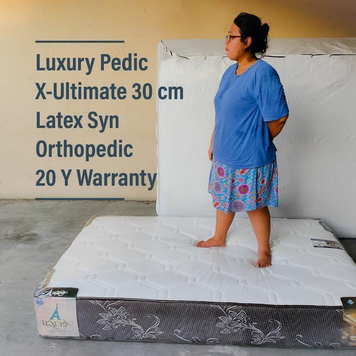 Kasur Busa Latex semi Luxury Pedic-Ult 160x200x30 orthopedic 20 tahun