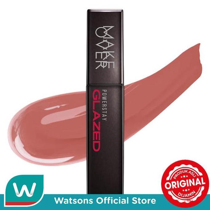 BEBAS ONGKIR - Make Over Powerstay Glazed Lock Lip Pigment D22 Lowkey 3g
