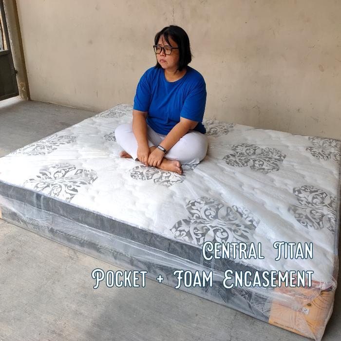 Ori Central Titan Pocket foam Encase 160x200 kasur spring bed padat