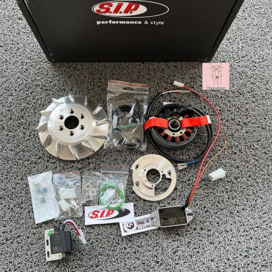 Pengapian set SIP pts cone 19 DC road utk vespa smallframe pts dkk