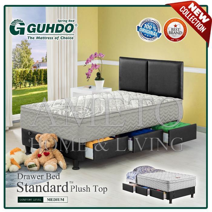 Guhdo Spring Bed Laci Standard Plush Top - 100x200 Guhdo - Atlantic Full Set