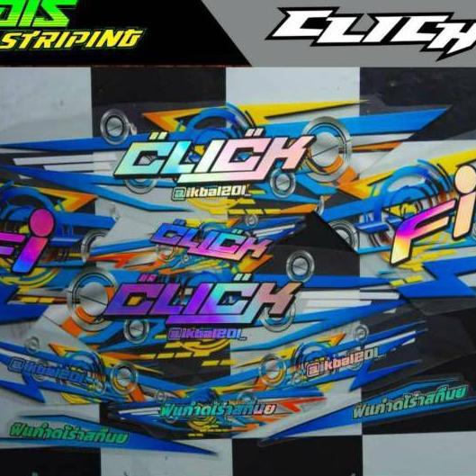 Strig Vario Led 125 150 Transparan Hologram Custom List Sticker Vario Led Transparan Hologram