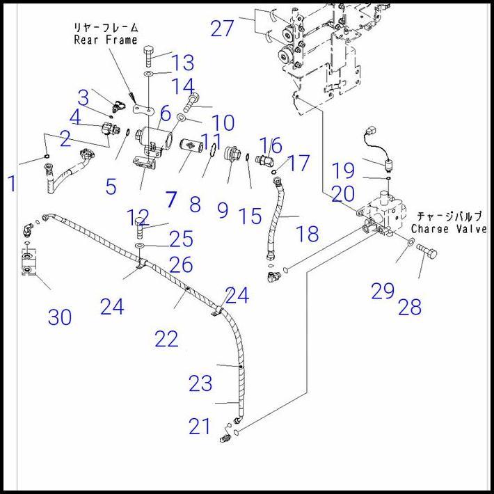 TERLARIS 421-43-27920 ELEMENT KOMATSU WA150 WA200 WA320 WA500 SURE 