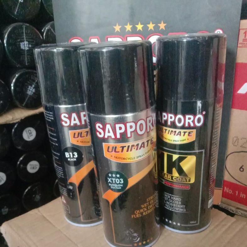 Paket Bunglon Sultan Small Saporo SAPPORO ULTIMATE XT03 Sultan B13 Cat Semprot Spray Motor Pilok Pil