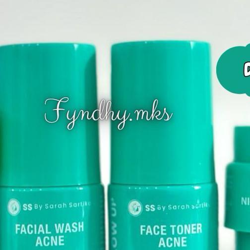 Cream Penghilang Jerawat + Serum Acne 5 Item Ss Glow Up By Sartika Diman Skincare Paket Acne