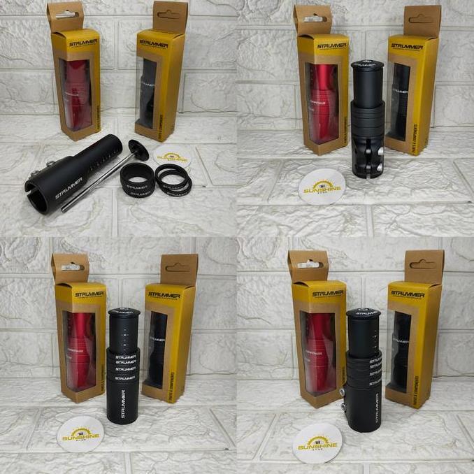 Adaptor Peninggi Stem Stang Handlebar STRUMMER Alloy Sepeda MTB Federal Fork Oversize 28.6mm