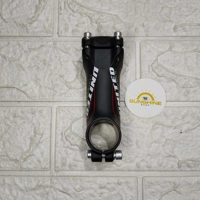 Stem UNITED XC-R Alloy 90mm 7 Derajat Untuk Stang Handlebar Standard 25.4 Steertube Fork Oversize 28