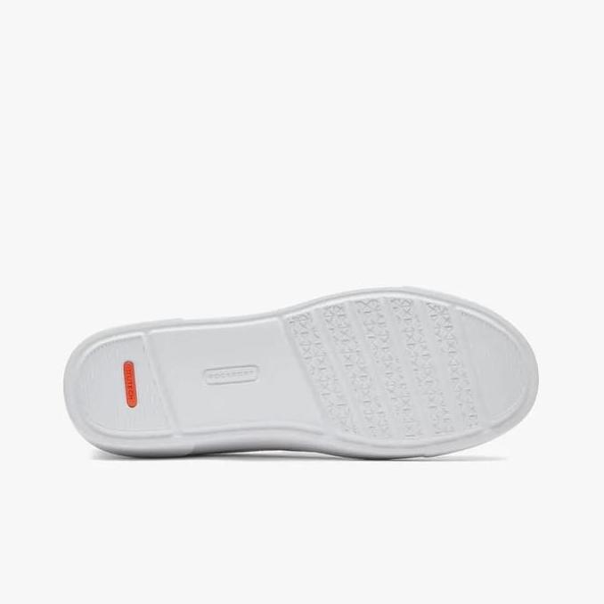 Ready ROCKPORT TM Aanya Original Sepatu Slip on Wanita Leather - White