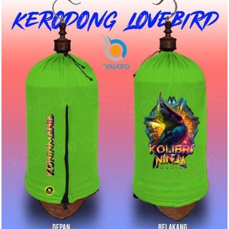BERKUALITAS - Bawara Kerodong Love Bird Gambar Konin Kolibri Ninja Diameter 30-33cm Bahan Higet Prem
