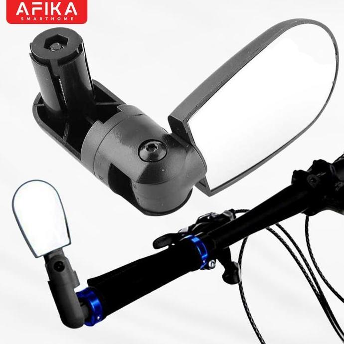 LETTER1 Spion Sepeda Model Lipat 360 Rotasi Spion Handlebar Sepeda 1PCS