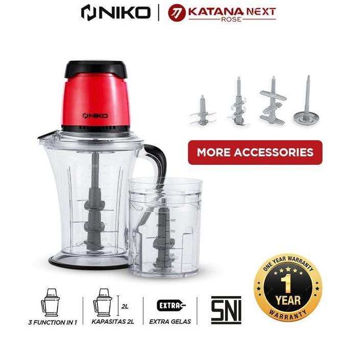 Niko Food Chopper Katana Next Rose