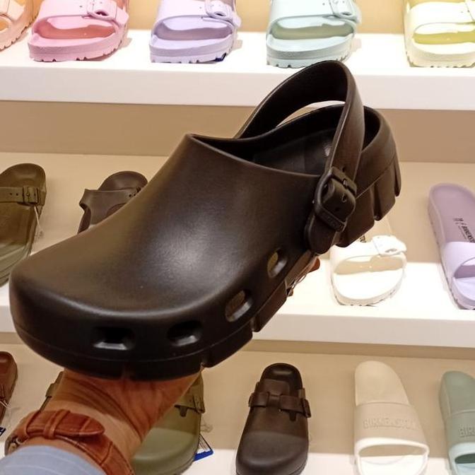 Ready Birkenstock Similar Original Sepatu Sandal Unisex - Black