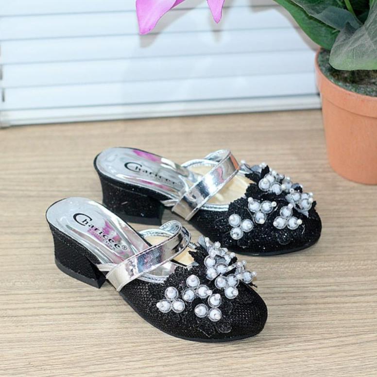 DISKON ROSALINA [COD]SANDAL PESTA ANAK PEREMPUAN BAPAU MUTE ANTI SLIP