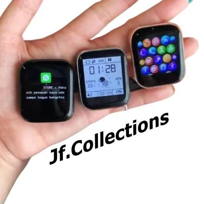 Thebest- (Original Bergaransi) Jam Tangan Pintar Smartwatch Series 8 T500 / Watch T55 Layar Sentuh /