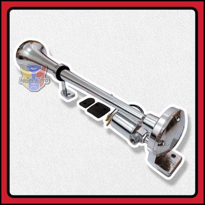 DISKON KLAKSON ANGIN TEROMPET AIR HORN 1 CORONG MOBIL 12V 24V 