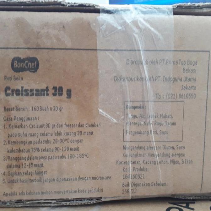 croissant frozen BONCHEF MIX isi 10 (khusus instan)