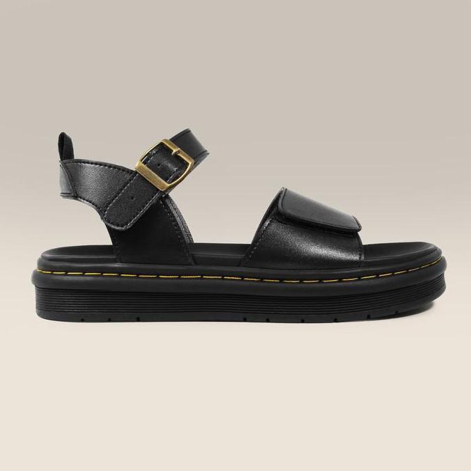 UNDERSIX - Roya 228 Black Sepatu Sandal Kulit Wanita