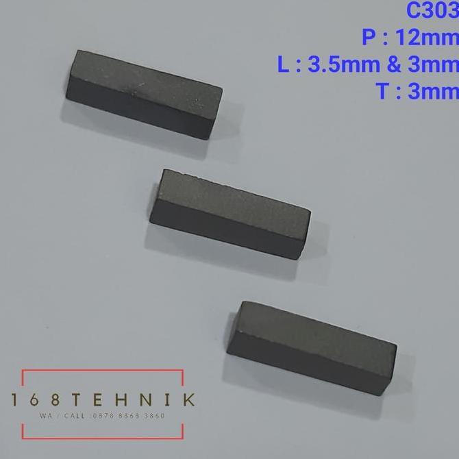 Mata Widia YG6 C303 / Pahat Widia Tungsten YG-6 C303 / Mata Bubut Ecer