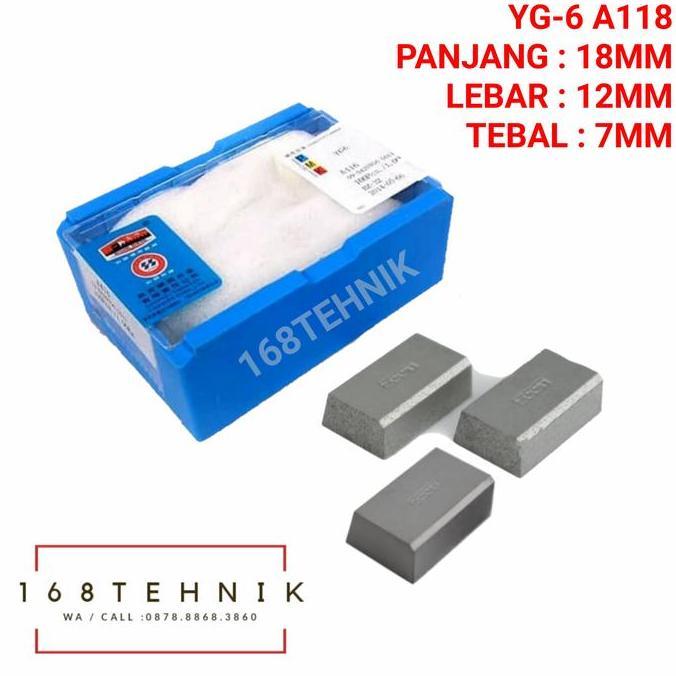 MATA PAHAT WIDIA YG6 A118 ECER / PISAU WIDIA YG-6 A118 / MATA INTAN