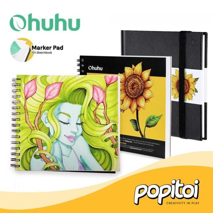 OHUHU Marker Pads Art Sketchbook Buku Gambar Notebook Sketsa