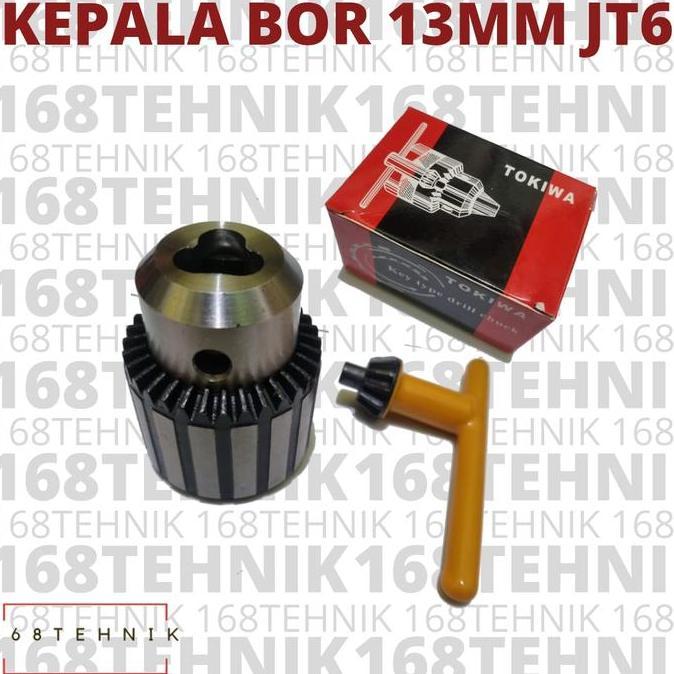KEPALA BOR 13MM JT6 DRILL CHUCK 1-13MM JT6 TOKIWA / CHUCK BOR 13MM JT6