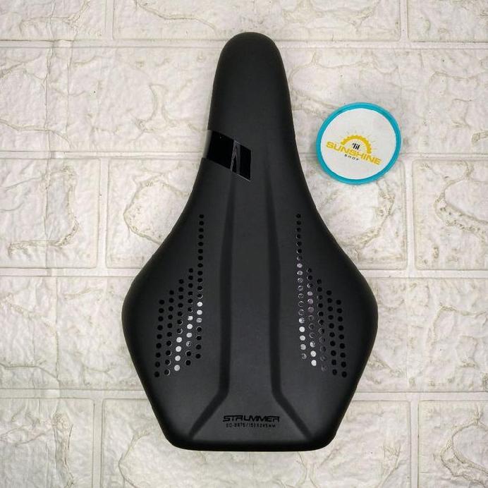 Sadel Sepeda Lipat BMX Minivelo STRUMMER SD 8975 Flat Saddle Empuk
