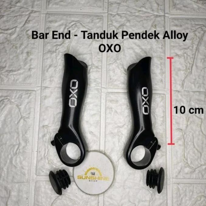 Bar End Tanduk OXO Alloy Stang Handlebar Sepeda MTB Federal Lipat Seli Folding Bike Fixie Jumlah Sep