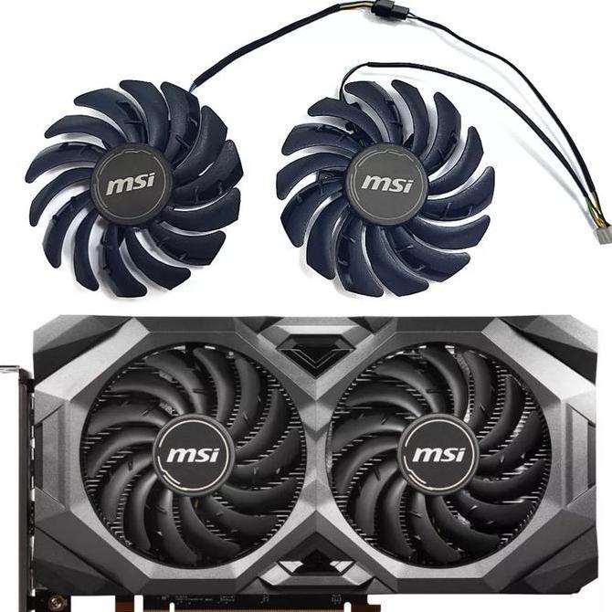 fan kipas vga MSI Rx 5500 5600 5700 xt Mech OC 87mm 4pin
