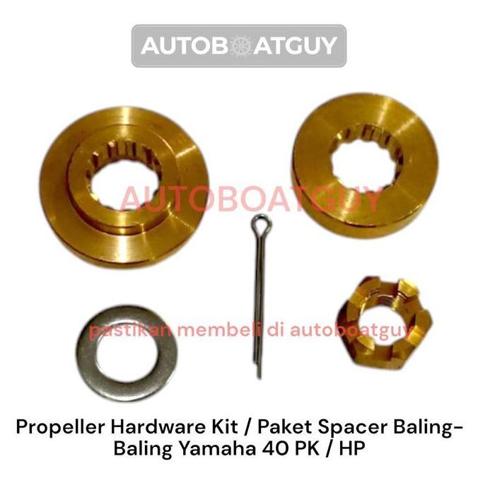Propeller Hardware Kit / Paket Spacer Baling-Baling Yamaha 40 PK / HP