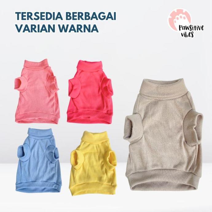 baju kucing dan baju anjing turtleneck korea turtleneck for dogs cats