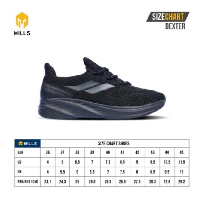 SEPATU SPORT MILLS DEXTER - SEPATU MILLS - SEPATU SPORT - SEPATU OLAHRAGA