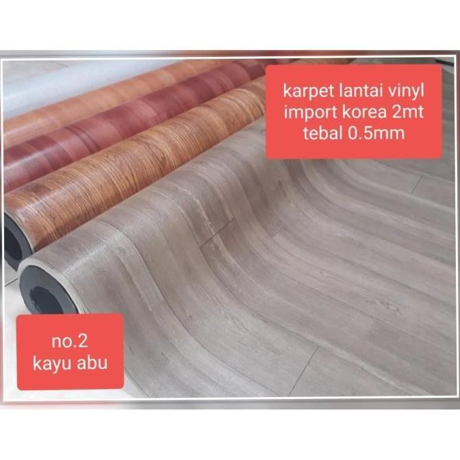 Karpet lantai Vinyl Korea1/2 METER (Lebar 2 meter x 50 cm) tebal 0.5mm
