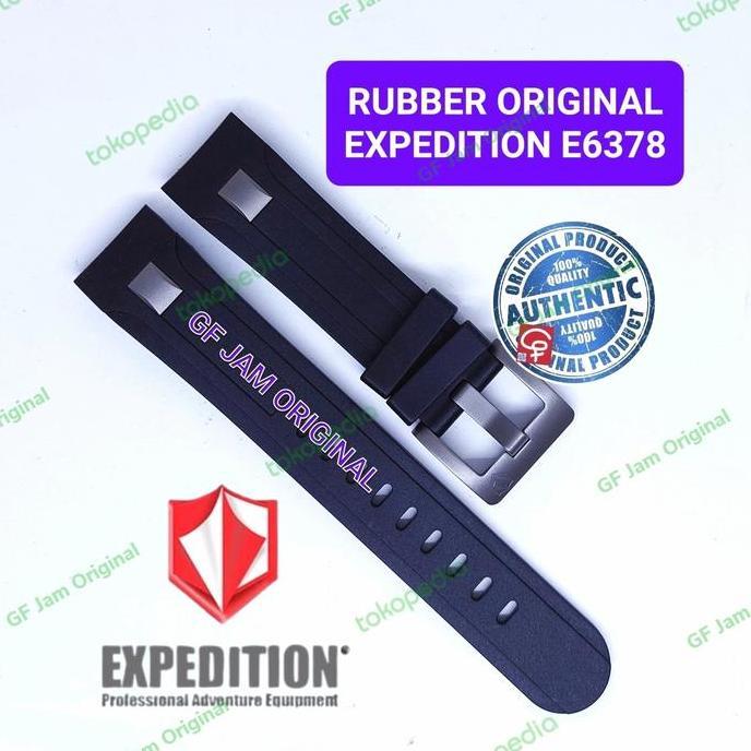 Ready TALI KARET RUBBER EXPEDITION ORIGINAL E6378 E 6378 MC JAM TANGAN