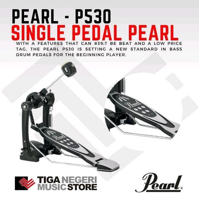 Single Pedal Pearl P530 Pedal Drum Single