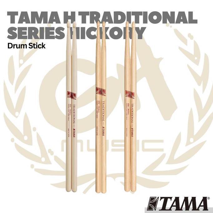 TAMA H Series Traditional Hickory Drum Stick - Stik Drum