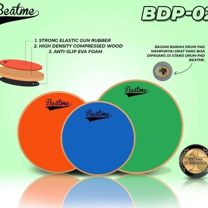 Beatme Drum Pad 8" Pad for sticking Pad Drum buat latihan