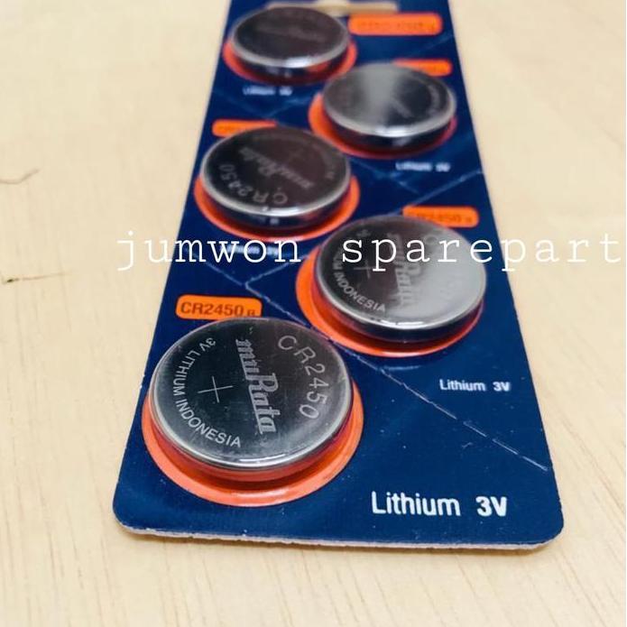 BATERAI BATRE BATRAI BATTERY MURATA CR2450 MURATA 2450 ORIGINAL murah