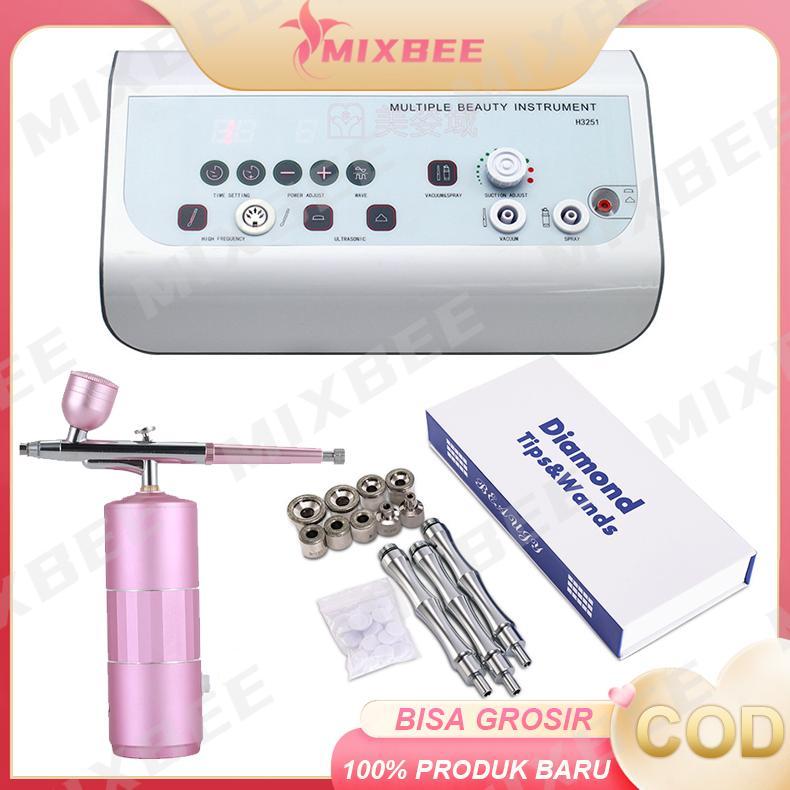 NEW Alat Perawatan Kulit Wajah Ultrasonik alat facial basic 5in1/7in1 multiple detox hf acne oxygen 