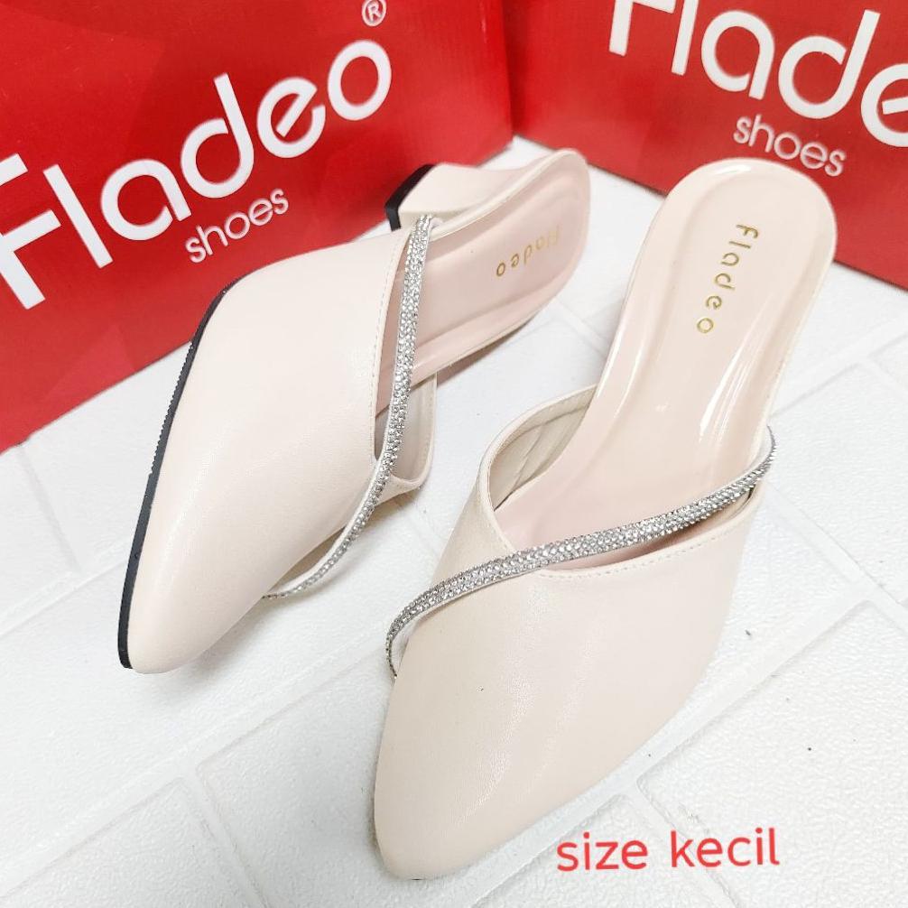 FREE ONGKIR SANDAL PESTA WISUDA KONDANGAN FLADEO HAK 5CM KODE MS BRAND MATAHARI KEKINIAN SIZE 37-41