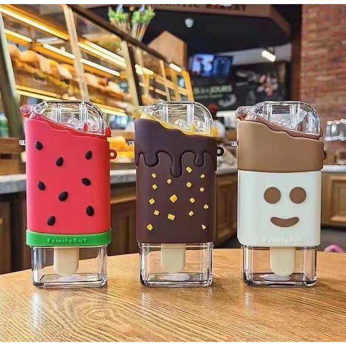 BOTOL MINUM ANAK ICE CREAM 300ML ES KRIM